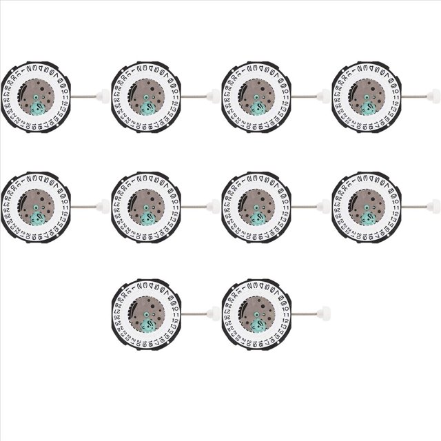 10X Movimiento de Reloj, Movimiento de Manos Movimiento de Reloj de Cuarzo, SL28 para Accesorios de ReparacióN de Relojes para Hombres (Calendario ÚNico)