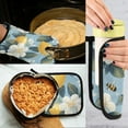 thumbnail image 5 of Yayeee Oven Mitts and Pot Holder Set of 4 Heat Resistant Kitchen Gloves Baking Hot Pad, Lemon Pattern, 5 of 5