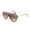 brown, variant on Modern Rhinestones Frame Sun Glasses with Unique Rivet Studded Detail for Theme Parties Gathering and Beach Vacation Wear