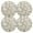 Beige, variant on Ryvnso Pinecone and Leaf Round Plate Mats Dining Table Placemat Set of 4 for Holiday Decoration
