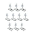 thumbnail image 1 of Perno de bisagra para asiento de inodoro, 10 piezas, Conector de montaje resistente de liberación rápida, tornillos de ajuste duraderos, prácticos par, 1 of 8