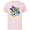 Soft Pink, variant on Disney Goofy HandSome Retro ‘90s Vintage Style Distressed - Short Sleeve Cotton T-Shirt for Adults - Customized-White