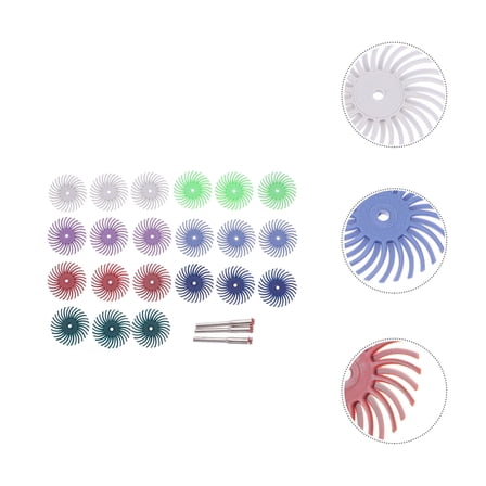 Mobutofu Rotary Tool Accessories Abrasive Brush 24Pcs For Diy Projects Heavy Cleaning