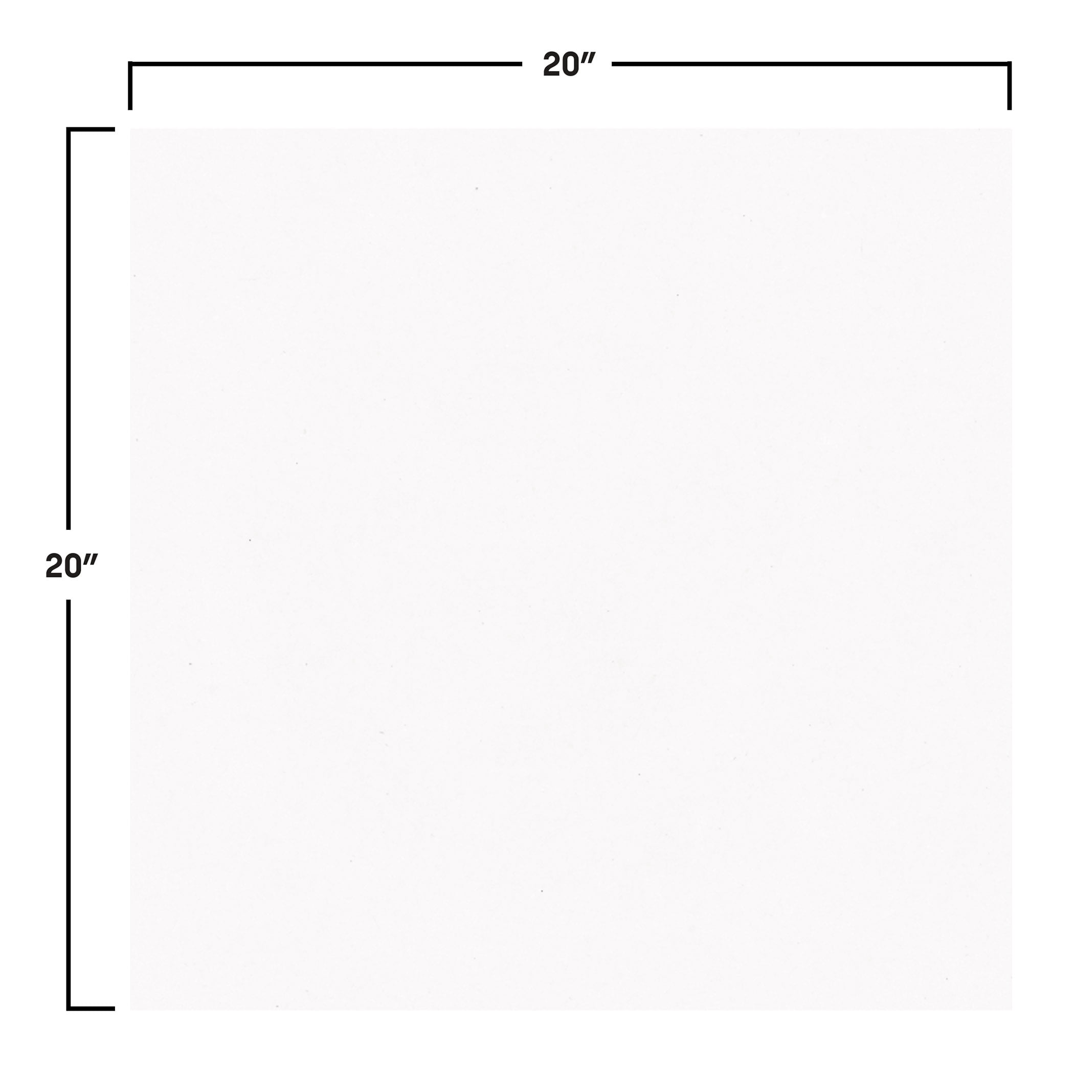 White Tissue Paper Sheets, 20" x 20", Pack of 96 Sheets