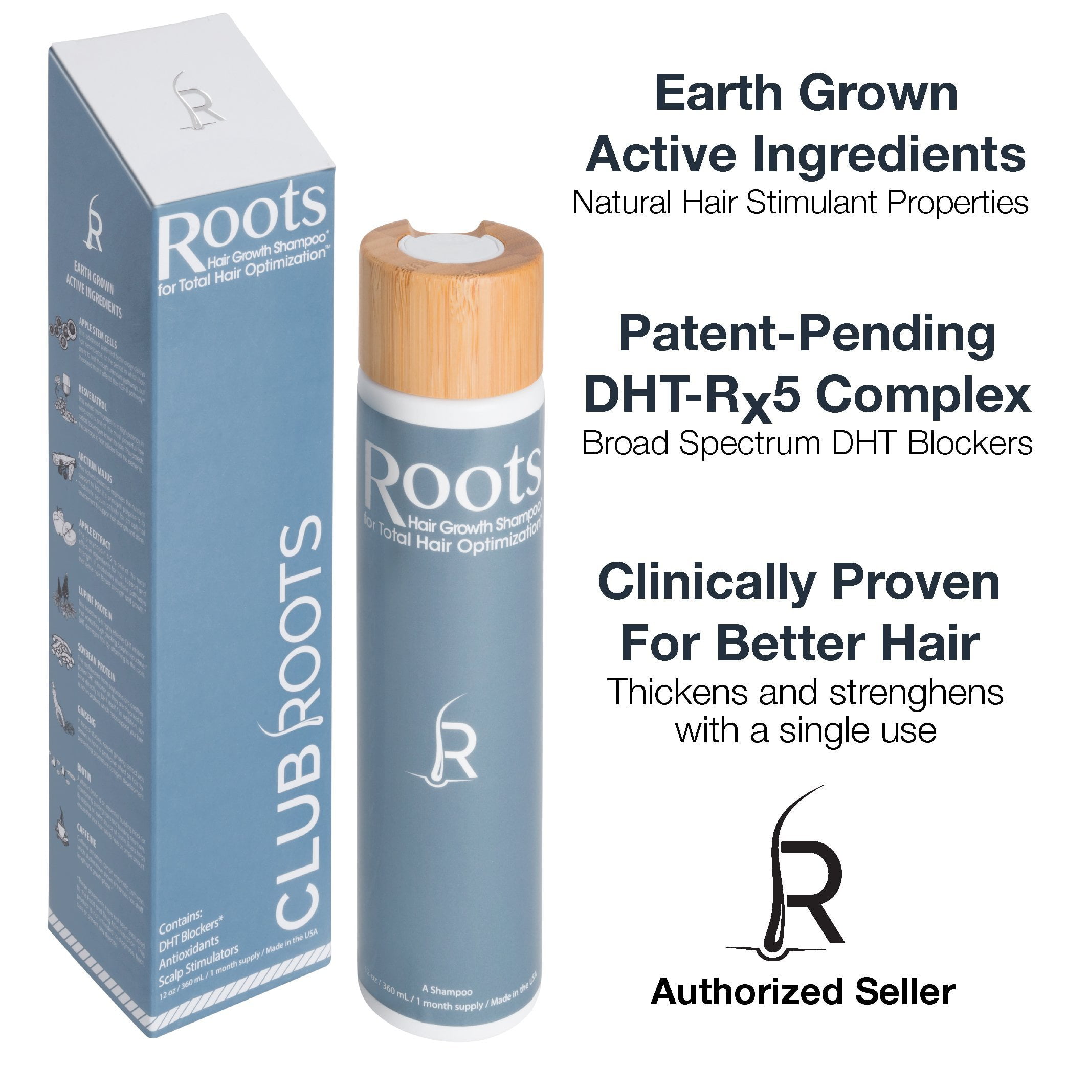 Roots Shampoo Original Formula Hair Growth Stimulating Shampoo with