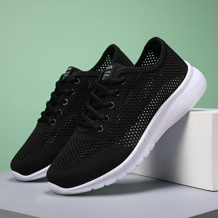

Gubotare Womens Shoes High Heeld Wedge Sneakers for Women - Ladies Hidden Sneakers Lace Up Shoes Chioce for Casual and Daily Wear Black 7.5