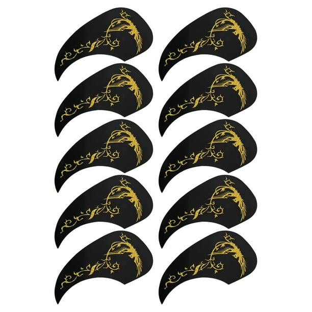 Golpeador de guitarra 10 Uds Golpeador Protector de Guitarra PVC en Forma de Golondrina Patrón 40in 41in Accesorios de Guitarra Acústica para Guitarrista ANGGREK Otros