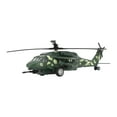 thumbnail image 1 of Helicóptero de metal fundido a presión, modelo de avión de combate de aleación con sonido y luz, 140 mAh, OD, color verde, 1 of 14