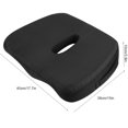 thumbnail image 1 of Cojín de asiento de oficina, cómodo cojín de espuma viscoelástica transpirable para asiento de silla, cojín de asiento de rendimiento confiable, 1 of 12