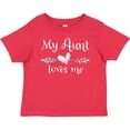 thumbnail image 3 of Inktastic My Aunt Loves Me- Heart Boys or Girls Baby T-Shirt, 3 of 5