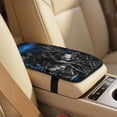 thumbnail image 4 of Xixirimido Breathable Car Seat Cover Set of 5 PU Leather Front Seats with Seat Belt & Console Covers Universal Fit Automotive Accessories, American Flag & Wolves, 4 of 8