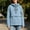 #0105-Blue, variant on Womens Anorak Long Sleeve Half Zip Hooded Waterproof Windbreaker with Pockets Lightweight Outdoor Hiking Jacket