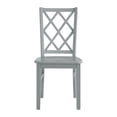 thumbnail image 2 of Picket House Furnishings Conaughey Lattice Back Dining Side Chair in Grey (2 Per Carton), 2 of 3