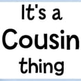 thumbnail image 2 of CafePress - Its A Cousin Thing Body Suit - Long Sleeve Cotton Baby Bodysuit, 2 of 4