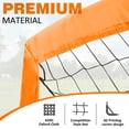 thumbnail image 4 of BOHEN 6x4FT Portable Soccer Goal for Kids Backyard with Carry Bag - Easy Folding Lightweight Fun for Outdoor Indoor Training Games for Teen Youth Adult (Orange, 6x4FT, 1 Pack), 4 of 8