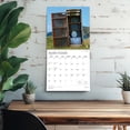 thumbnail image 5 of Outhouses | 2026 12x24" (Hanging) Monthly Square Wall Calendar | Plato, 5 of 9