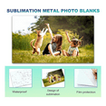thumbnail image 2 of 10PCS Sublimation Metal Photo Blank Heat Transfer Paper Picture Sublimation Sign Blank, Aluminum Photo Si, 2 of 6