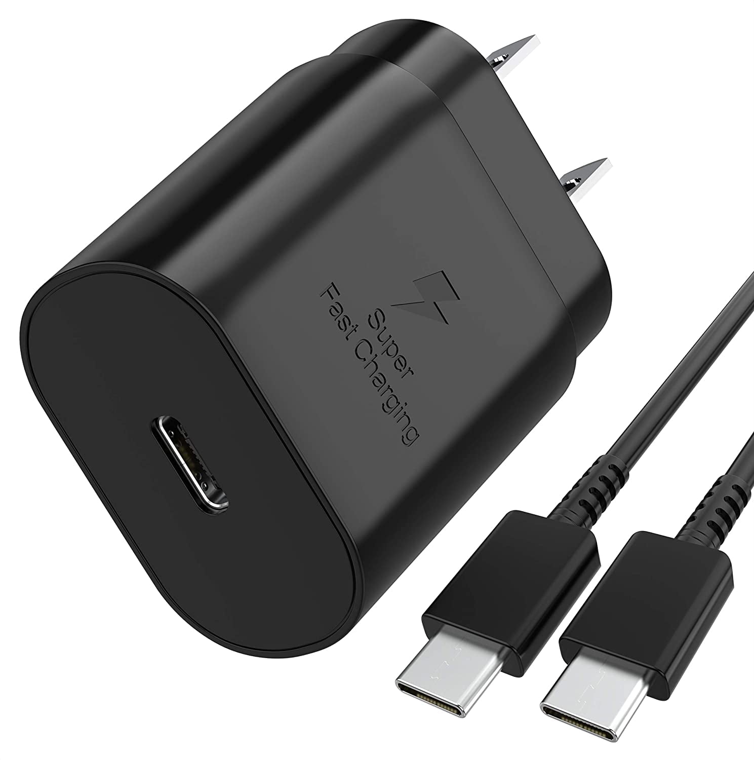 USB Type-C Data Cable 18W. Quick Charging 3.0 KIT Works for Xiaomi Mi 9T Pro Wall Charger Black 