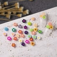 thumbnail image 5 of U8MO 100 Mixed Color Flatback Resin Mini Flower Cabochons 6mm Nail Art Tip + Box-1# Flower, 5 of 8