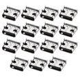 thumbnail image 1 of Unique Bargains Connecteur USB PCB Type-C 3.1 Prise Femelle 16 Broches Prise de Charge Rapide 15 Pcs, 1 of 4
