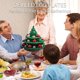 thumbnail image 4 of Bandeja de Huevos Rellenos de Árbol de Navidad | Bandeja de cerámica verde festiva con tapa | Contiene 24 huevos | Plato de servir reutilizable para fiestas | Diseño brillante en forma de planta |, 4 of 4