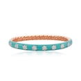 thumbnail image 2 of 0.6 TCW Solid 18Kt Rose Gold SI Clarity HI Color Diamond Enamel Bangle/Bracelet Spectrum Jewel Jewelry Shop In India, 2 of 3