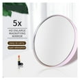 thumbnail image 4 of Miroir de Maquillage Grossissant 5X avec Lumière, Miroir pour le Visage à DEL, Gradateur Réglable, Miroir de Coiffeuse USB à DEL, Miroir de Coiffeuse Cosmétique, Utilisation Grand, 4 of 7