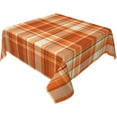 thumbnail image 2 of Fall Square Tablecloth 52x52 Inch Autumn Orange Checkered Table Cloth Square Fall Buffalo Plaid Table Cover Holiday Tablecloth for Kitchen Dinning Parties Picnic Tabletop Decor, 2 of 6