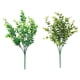 thumbnail image 4 of Cateissary 2 piezas de eucalipto Artificial de plástico resistente a los rayos UV, plantas de follaje, boda, hogar, jardín, fiesta, decoración interior Decoración Verde oscuro Cateissary HA084256-02, 4 of 6