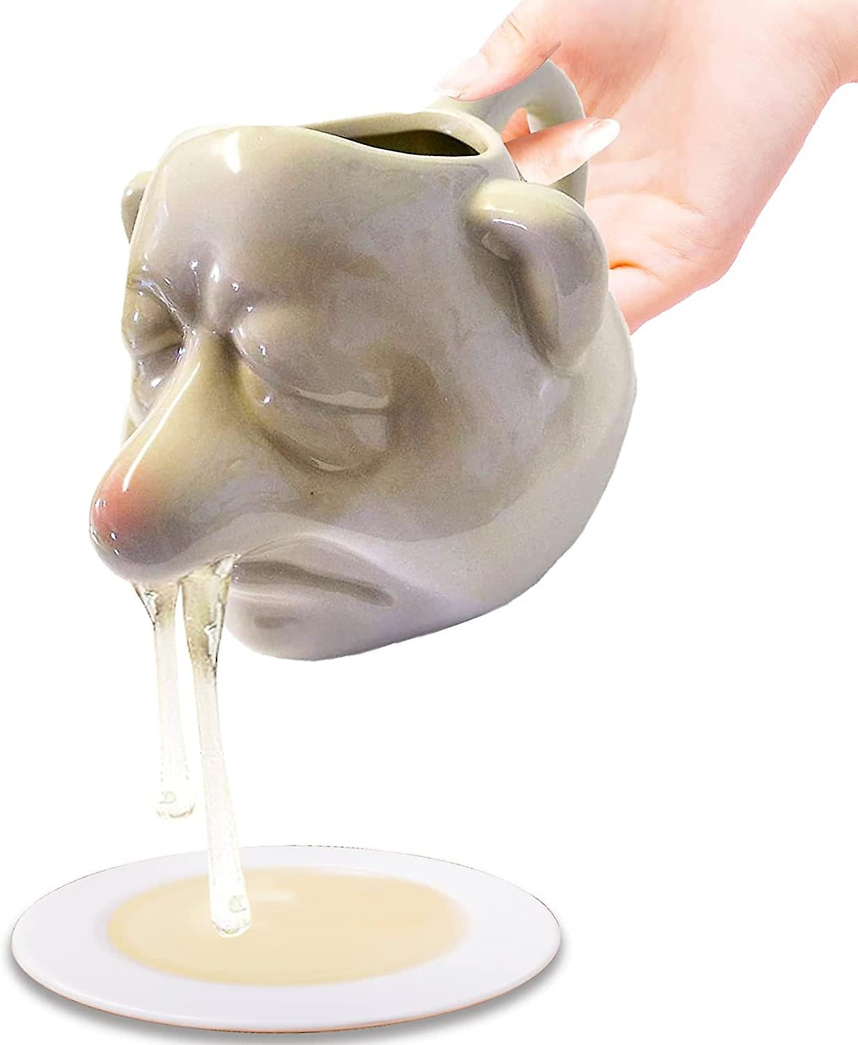 Creative Ceramic Egg Dividers Cartoon Egg White Separator Cute White