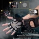 thumbnail image 5 of Guantes de entrenamiento Hombres Mujeres Levantamiento de pesas Gimnasio Ejercicio Ciclismo Protección completa de la palma Guantes transpirables (negro), 5 of 6