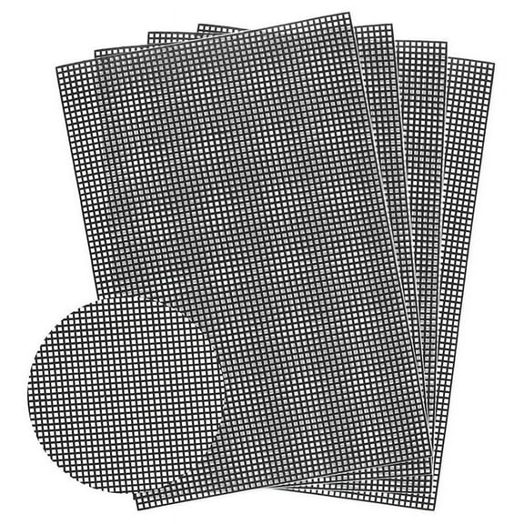 Plastic Mesh Canvas Sheets for Embroidery,Eyelet Net,Plastic Needle Point Canvas Craft DIY,Knitting Crochet Projects,B