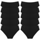 thumbnail image 1 of TrowBridge-Conjunto de bragas sin costuras para mujer, ropa interior femenina acogedora, bragas de satén de seda suave, lencería transpirable, calzoncillos deportivos, 10 piezas, 1 of 4