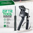 thumbnail image 3 of Concept Contraption Cable Zip Tie Gun - Stainless Steel Tie Strap Tightener, 3 of 5