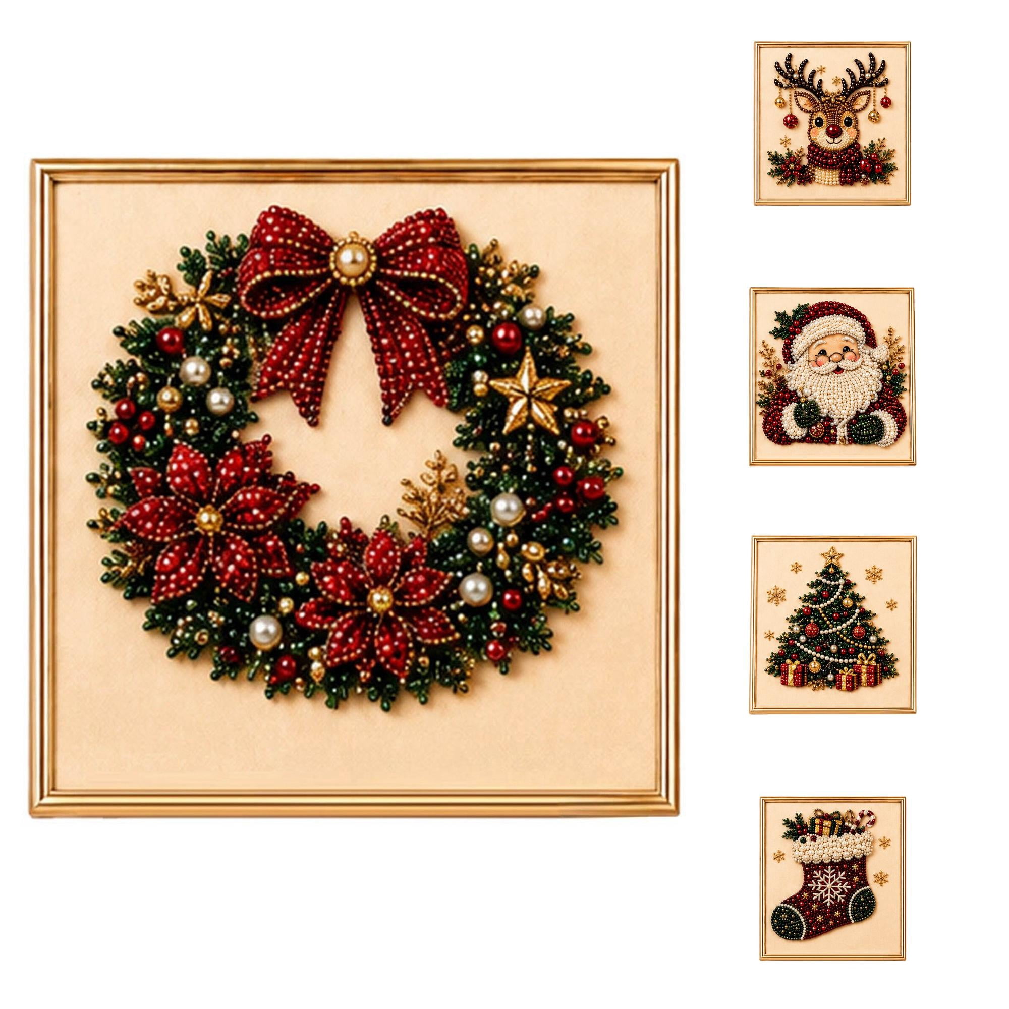 DIY Rhinestone Painting Kit with Frame 20x20 Arts Craft for Adults Kids Home Wall Decor