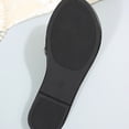 thumbnail image 3 of Eltusu Women Flat Slide Sandals, No Slip Open Toe Party PU Summer Shoes Black Size 7, 3 of 9