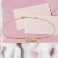 thumbnail image 2 of Personalized Underscore Script Anklet, 2 of 2