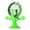 Green, variant on Windmill Cat Treat Dispenser, Interactive Rotating Cat Food Dispenser Toy, Suction Cup Fun Puzzle Feeder for Indoor Cats Solo Play, Mental Stimulation