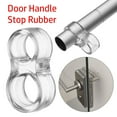 thumbnail image 6 of Transparent Bedroom Anti-collision Ring Protection PVC Doors Guard Door Stopper Handle Bumper Wall Protector Stop Bumper CLEAR 1PCS DOUBLE HOLE, 6 of 8