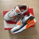 thumbnail image 2 of Nike Air Max 90 Safety Orange Mens Training Shoes ?Multiple Sizes ?Expedited, 2 of 6
