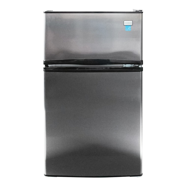 Whirlpool 3.1 cu. ft. Mini Fridge in Stainless Steel with Dual