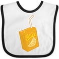 thumbnail image 3 of Inktastic Orange Juice Box Boys or Girls Baby Bib, 3 of 4