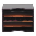 thumbnail image 3 of Safco 3626MH Mahogany Wood Stackable Sorters, 3 of 6