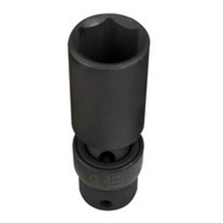 UPC: 0613364163191 | 3/8 Drive 6 Point Deep Universal Impact Socket 19mm