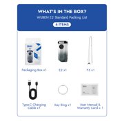 WUBEN E2 Mini LED Keychain Flashlight, Multi-Light Source, Memory Function, USB-C Rechargeable EDC Flashlight for Outdoor Hiking Emergency