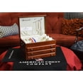 thumbnail image 3 of Majestic Jewel Chest, Solid American Cherry Hardwood with Rich Mahogany Finish, 3 of 8