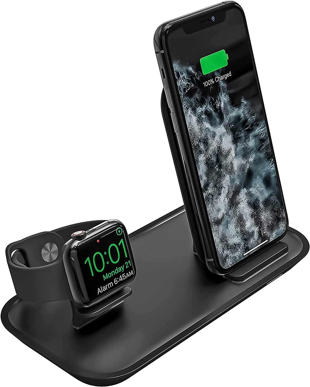 mophie 2in1 Wireless Charging Stand 7.5W [Apple MFI Certified] Charge
