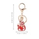 thumbnail image 3 of KAKOWELY 2 llaveros de gato japonés con diseño de gato de la suerte, llavero para bolso, decoración colgante., 3 of 5