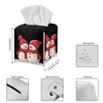 thumbnail image 3 of FUIALDOLG Decorative Tissue Box Cover Square, Waterproof PU Leather Car Tissue Holder with Adorable Snowman Facial Napkin Organizer on Table and Bathroom, Office, 3 of 7