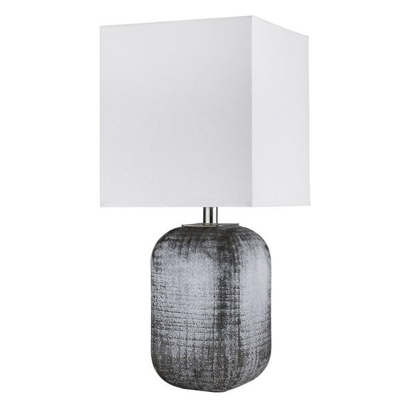 Trend Lighting TT80158 24.75 in. Trend Home 1-Light Polished Nickel Table Lamp